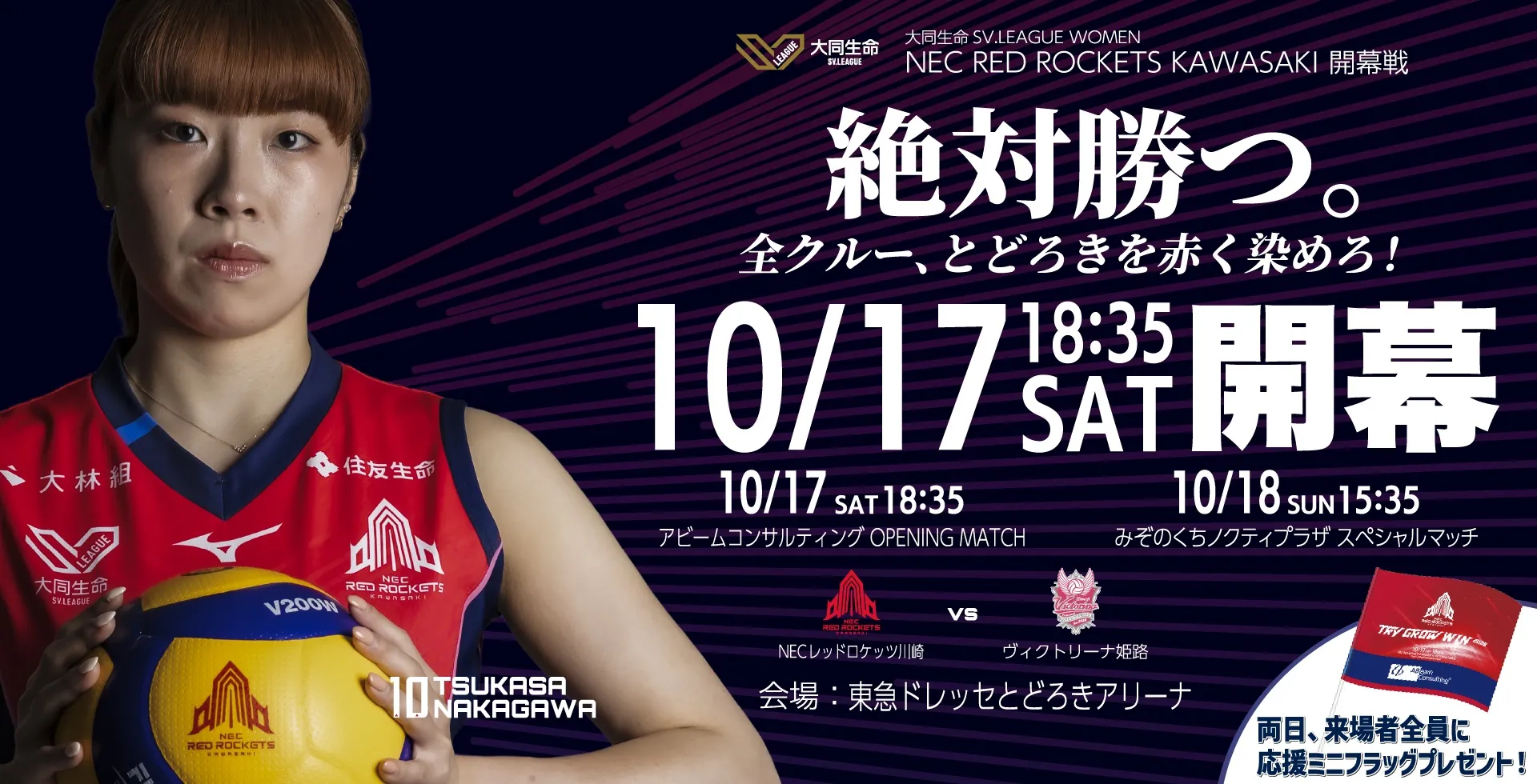 NEC RED ROCKETS | NECレッドロケッツ川崎公式サイト